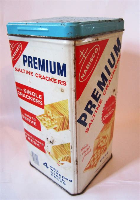 saltine cracker tin